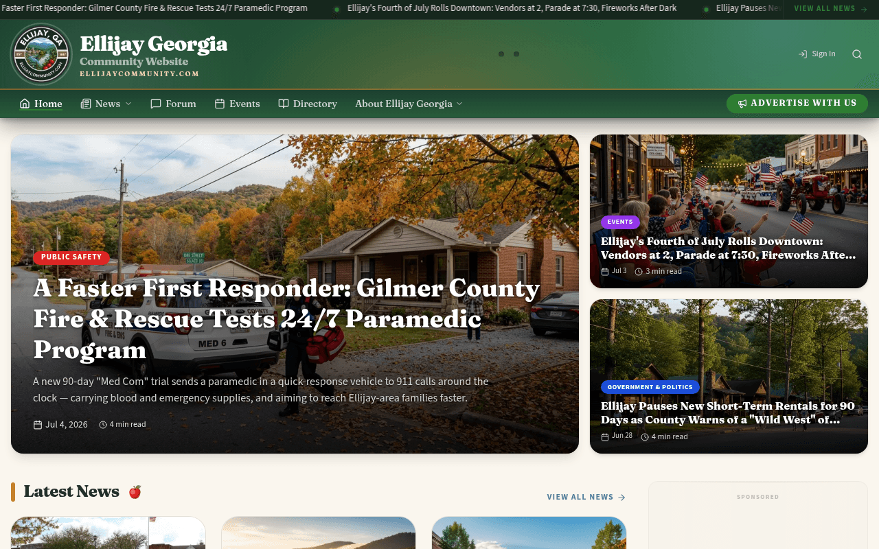 Ellijay homepage