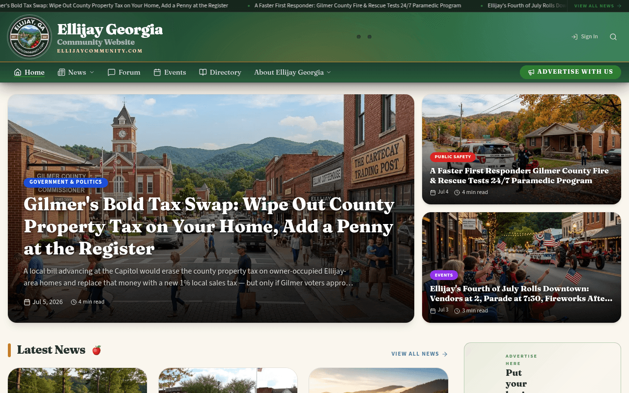 Ellijay homepage