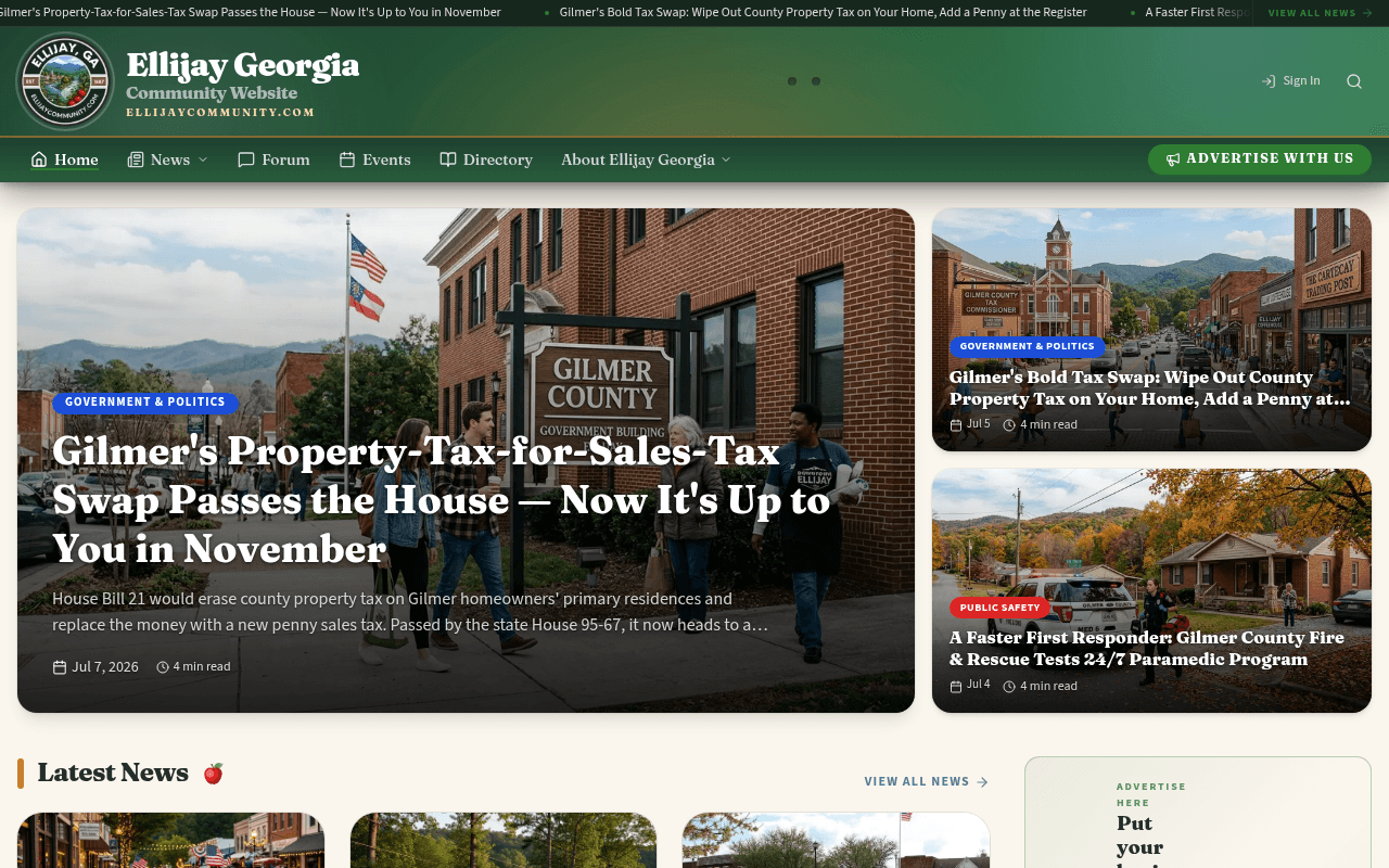Ellijay homepage