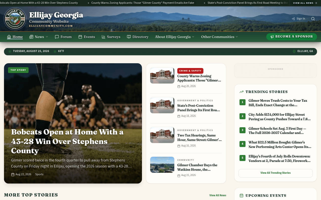 Ellijay homepage