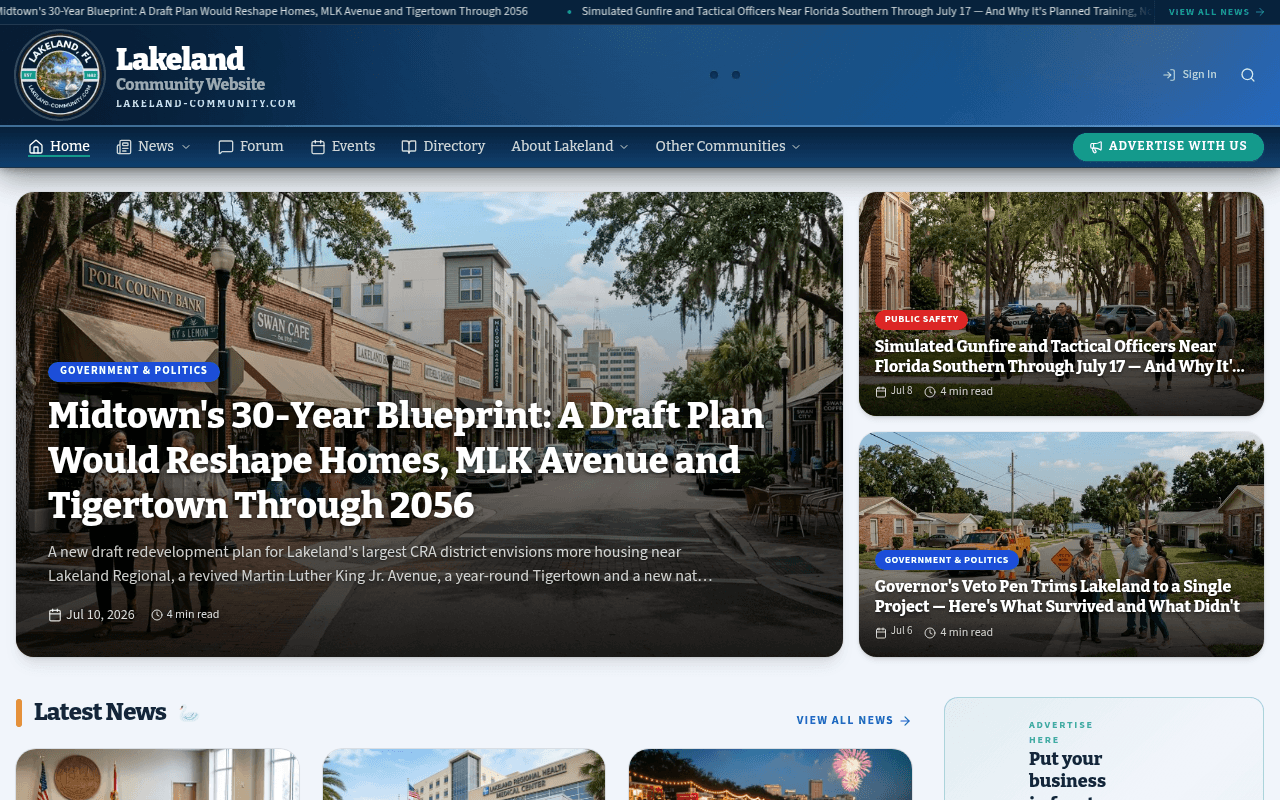 Lakeland homepage